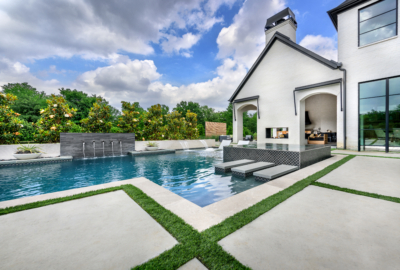 Modern Expansive Pool Environment